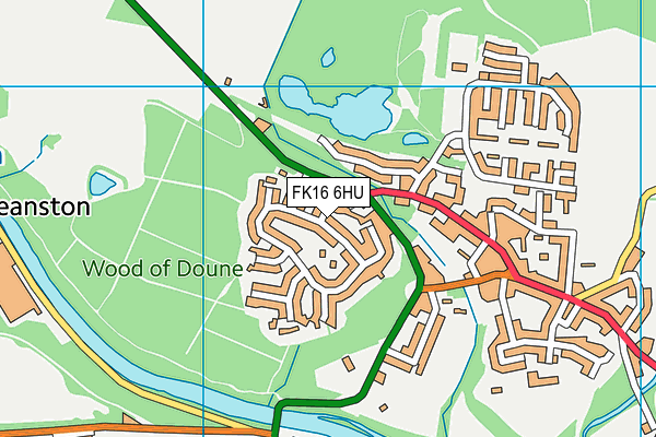 FK16 6HU map - OS VectorMap District (Ordnance Survey) FK16 6HU map - OS VectorMap District (Ordnance Survey)