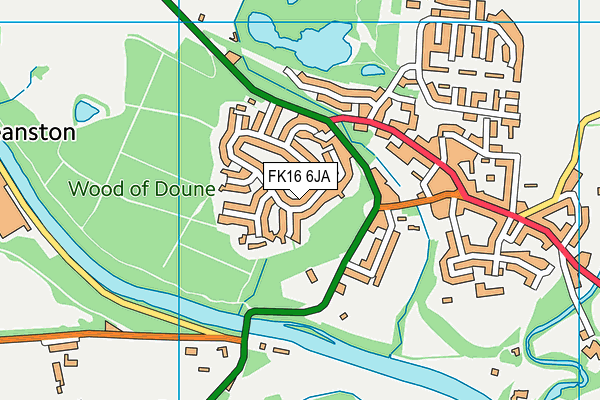 FK16 6JA map - OS VectorMap District (Ordnance Survey) FK16 6JA map - OS VectorMap District (Ordnance Survey)