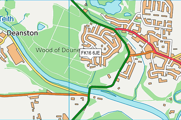 FK16 6JE map - OS VectorMap District (Ordnance Survey) FK16 6JE map - OS VectorMap District (Ordnance Survey)