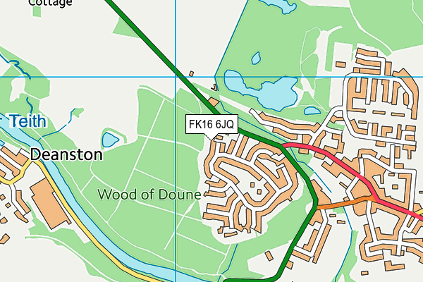 FK16 6JQ map - OS VectorMap District (Ordnance Survey) FK16 6JQ map - OS VectorMap District (Ordnance Survey)