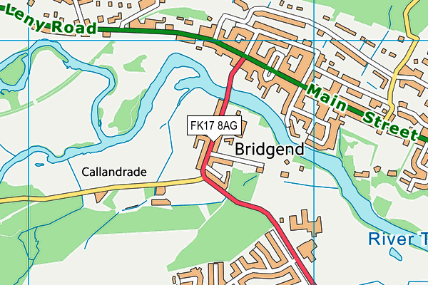 FK17 8AG map - OS VectorMap District (Ordnance Survey) FK17 8AG map - OS VectorMap District (Ordnance Survey)