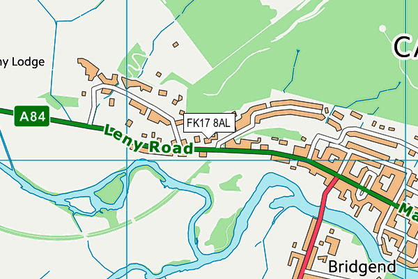 FK17 8AL map - OS VectorMap District (Ordnance Survey) FK17 8AL map - OS VectorMap District (Ordnance Survey)