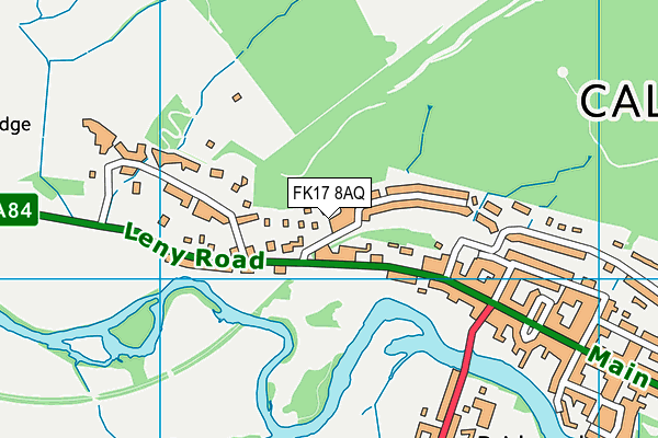 FK17 8AQ map - OS VectorMap District (Ordnance Survey) FK17 8AQ map - OS VectorMap District (Ordnance Survey)