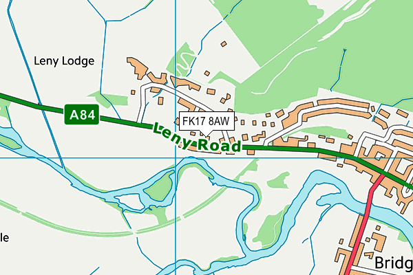 FK17 8AW map - OS VectorMap District (Ordnance Survey) FK17 8AW map - OS VectorMap District (Ordnance Survey)