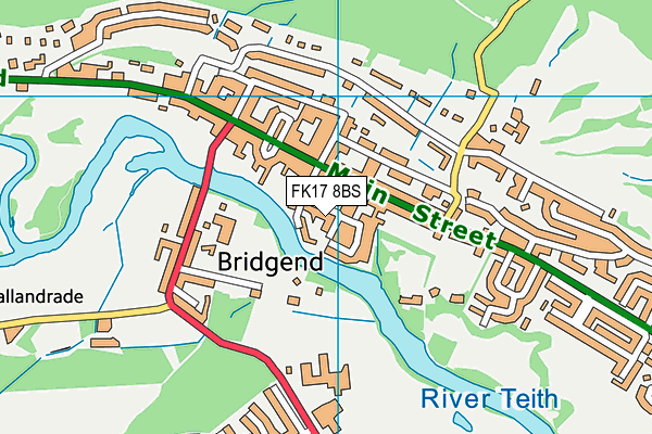FK17 8BS map - OS VectorMap District (Ordnance Survey) FK17 8BS map - OS VectorMap District (Ordnance Survey)