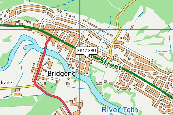 FK17 8BU map - OS VectorMap District (Ordnance Survey) FK17 8BU map - OS VectorMap District (Ordnance Survey)