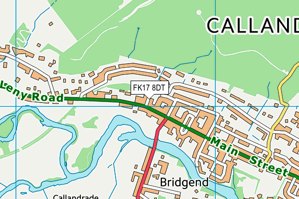FK17 8DT map - OS VectorMap District (Ordnance Survey) FK17 8DT map - OS VectorMap District (Ordnance Survey)