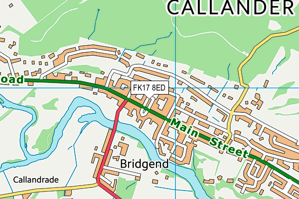 FK17 8ED map - OS VectorMap District (Ordnance Survey) FK17 8ED map - OS VectorMap District (Ordnance Survey)