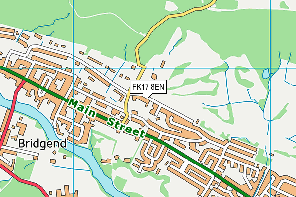 FK17 8EN map - OS VectorMap District (Ordnance Survey) FK17 8EN map - OS VectorMap District (Ordnance Survey)