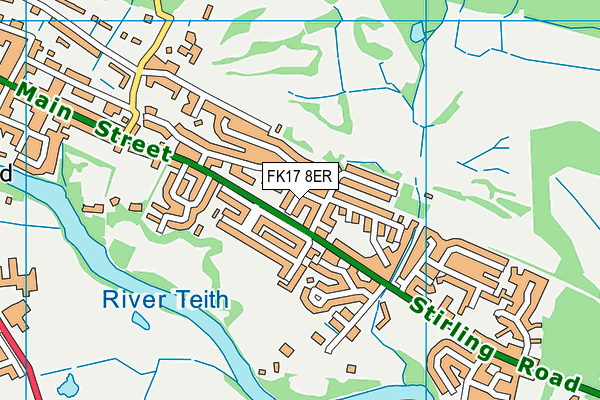 FK17 8ER map - OS VectorMap District (Ordnance Survey) FK17 8ER map - OS VectorMap District (Ordnance Survey)