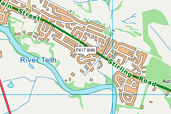 FK17 8HN map - OS VectorMap District (Ordnance Survey) FK17 8HN map - OS VectorMap District (Ordnance Survey)