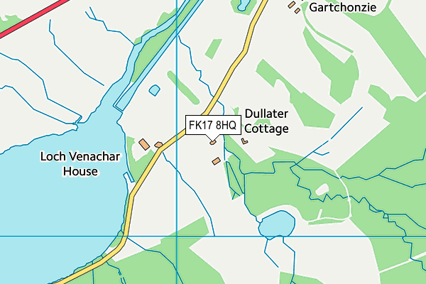 FK17 8HQ map - OS VectorMap District (Ordnance Survey) FK17 8HQ map - OS VectorMap District (Ordnance Survey)