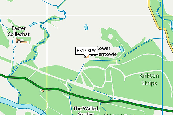 FK17 8LW map - OS VectorMap District (Ordnance Survey) FK17 8LW map - OS VectorMap District (Ordnance Survey)