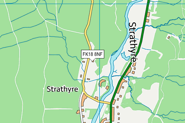FK18 8NF map - OS VectorMap District (Ordnance Survey) FK18 8NF map - OS VectorMap District (Ordnance Survey)