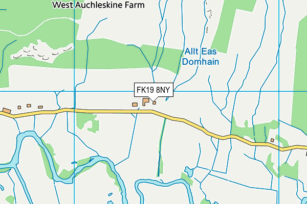 FK19 8NY map - OS VectorMap District (Ordnance Survey) FK19 8NY map - OS VectorMap District (Ordnance Survey)