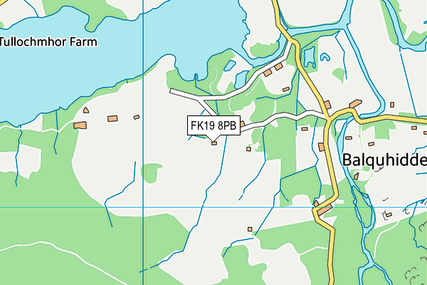 FK19 8PB map - OS VectorMap District (Ordnance Survey) FK19 8PB map - OS VectorMap District (Ordnance Survey)