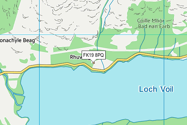 FK19 8PQ map - OS VectorMap District (Ordnance Survey) FK19 8PQ map - OS VectorMap District (Ordnance Survey)