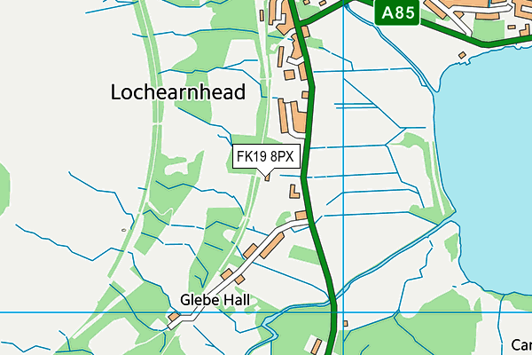 FK19 8PX map - OS VectorMap District (Ordnance Survey) FK19 8PX map - OS VectorMap District (Ordnance Survey)