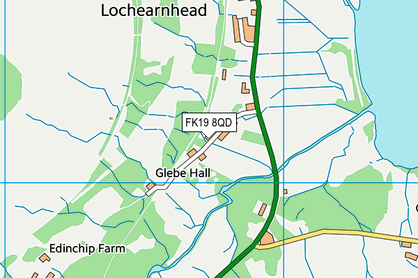 FK19 8QD map - OS VectorMap District (Ordnance Survey) FK19 8QD map - OS VectorMap District (Ordnance Survey)