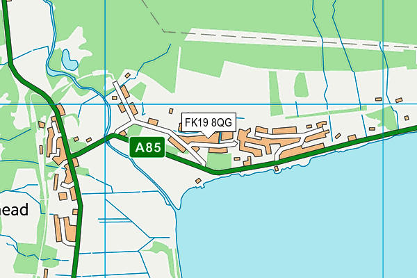 FK19 8QG map - OS VectorMap District (Ordnance Survey) FK19 8QG map - OS VectorMap District (Ordnance Survey)