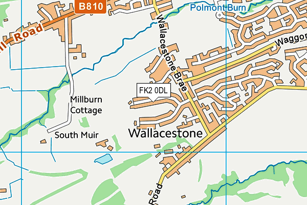 FK2 0DL map - OS VectorMap District (Ordnance Survey) FK2 0DL map - OS VectorMap District (Ordnance Survey)