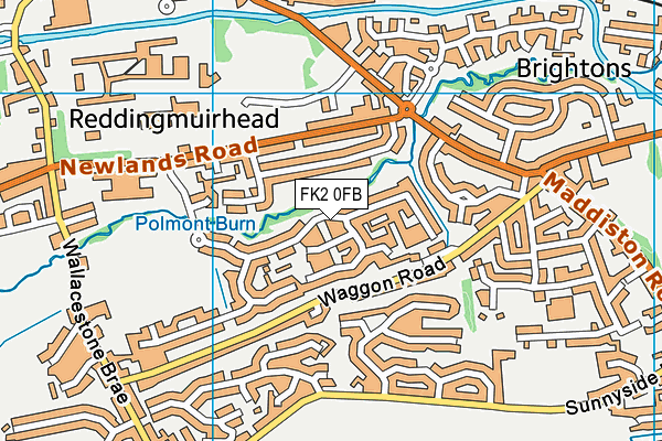 FK2 0FB map - OS VectorMap District (Ordnance Survey) FK2 0FB map - OS VectorMap District (Ordnance Survey)