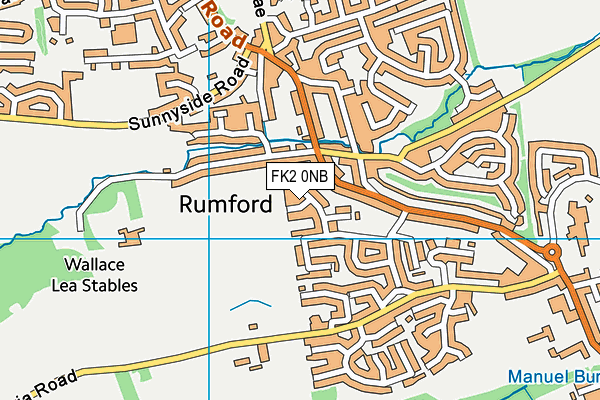 FK2 0NB map - OS VectorMap District (Ordnance Survey) FK2 0NB map - OS VectorMap District (Ordnance Survey)