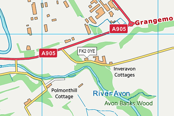 FK2 0YE map - OS VectorMap District (Ordnance Survey) FK2 0YE map - OS VectorMap District (Ordnance Survey)