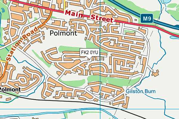 FK2 0YU map - OS VectorMap District (Ordnance Survey) FK2 0YU map - OS VectorMap District (Ordnance Survey)