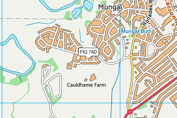 FK2 7AD map - OS VectorMap District (Ordnance Survey) FK2 7AD map - OS VectorMap District (Ordnance Survey)