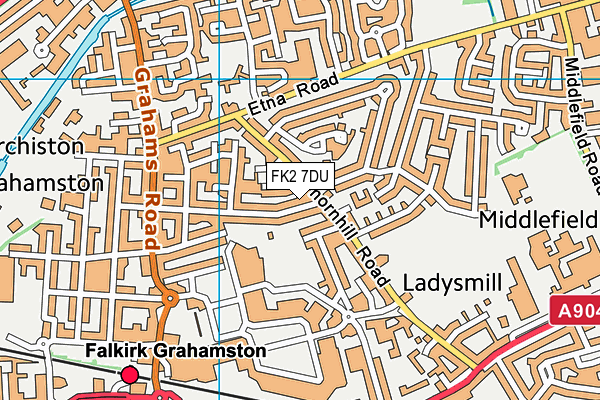 FK2 7DU map - OS VectorMap District (Ordnance Survey) FK2 7DU map - OS VectorMap District (Ordnance Survey)