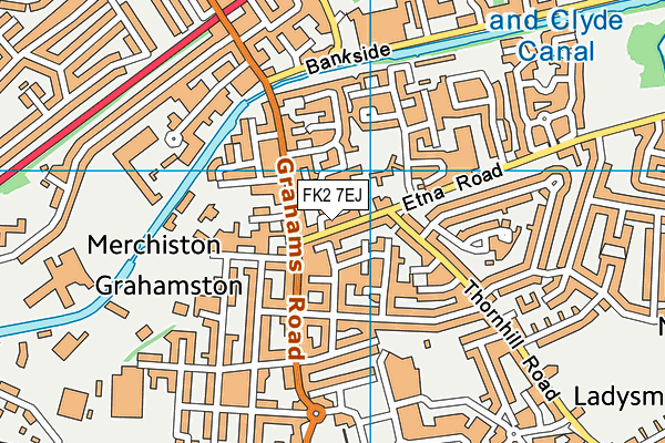 FK2 7EJ map - OS VectorMap District (Ordnance Survey) FK2 7EJ map - OS VectorMap District (Ordnance Survey)