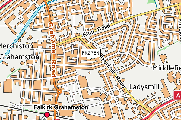 FK2 7EN map - OS VectorMap District (Ordnance Survey) FK2 7EN map - OS VectorMap District (Ordnance Survey)
