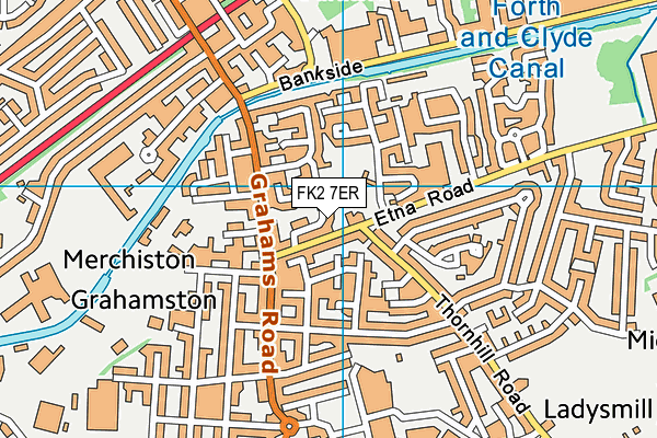 FK2 7ER map - OS VectorMap District (Ordnance Survey) FK2 7ER map - OS VectorMap District (Ordnance Survey)
