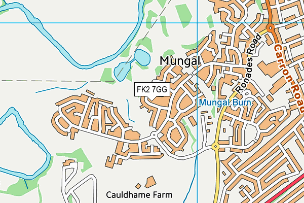 FK2 7GG map - OS VectorMap District (Ordnance Survey) FK2 7GG map - OS VectorMap District (Ordnance Survey)