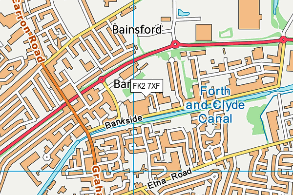 FK2 7XF map - OS VectorMap District (Ordnance Survey) FK2 7XF map - OS VectorMap District (Ordnance Survey)