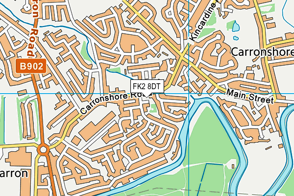 FK2 8DT map - OS VectorMap District (Ordnance Survey) FK2 8DT map - OS VectorMap District (Ordnance Survey)