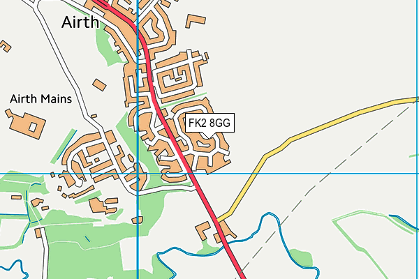 FK2 8GG map - OS VectorMap District (Ordnance Survey) FK2 8GG map - OS VectorMap District (Ordnance Survey)