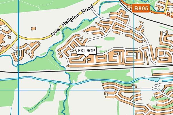 FK2 9GP map - OS VectorMap District (Ordnance Survey) FK2 9GP map - OS VectorMap District (Ordnance Survey)