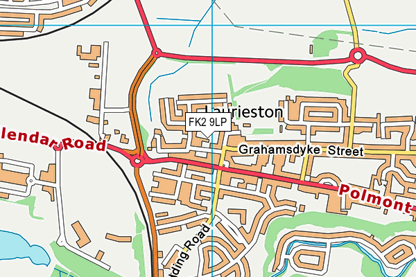FK2 9LP map - OS VectorMap District (Ordnance Survey) FK2 9LP map - OS VectorMap District (Ordnance Survey)