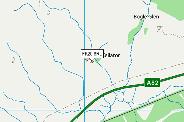 FK20 8RL map - OS VectorMap District (Ordnance Survey)