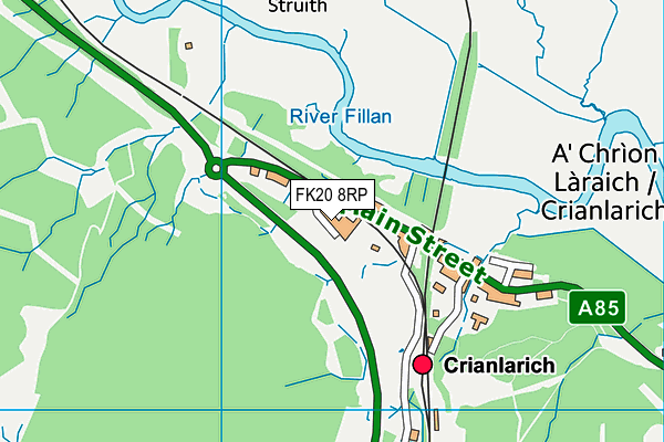 FK20 8RP map - OS VectorMap District (Ordnance Survey) FK20 8RP map - OS VectorMap District (Ordnance Survey)