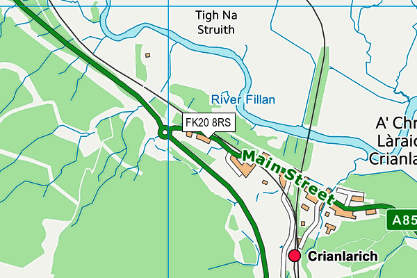 FK20 8RS map - OS VectorMap District (Ordnance Survey) FK20 8RS map - OS VectorMap District (Ordnance Survey)