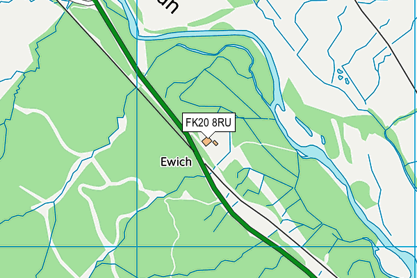 FK20 8RU map - OS VectorMap District (Ordnance Survey) FK20 8RU map - OS VectorMap District (Ordnance Survey)