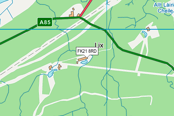 FK21 8RD map - OS VectorMap District (Ordnance Survey)