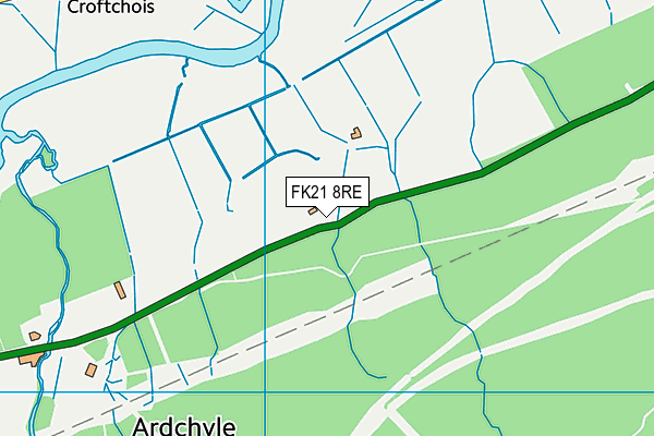 FK21 8RE map - OS VectorMap District (Ordnance Survey) FK21 8RE map - OS VectorMap District (Ordnance Survey)