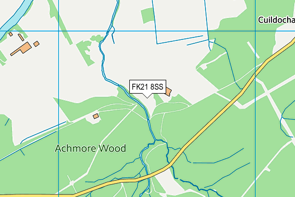 FK21 8SS map - OS VectorMap District (Ordnance Survey) FK21 8SS map - OS VectorMap District (Ordnance Survey)