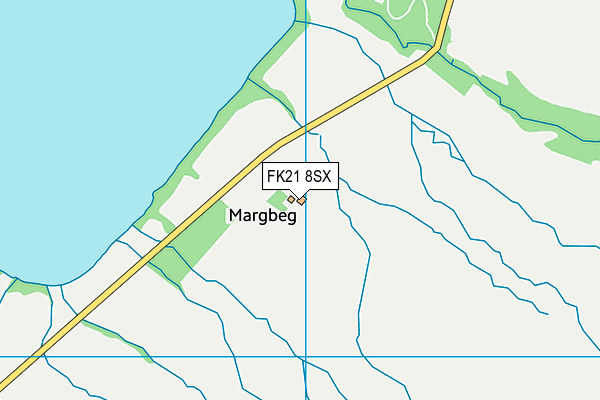 FK21 8SX map - OS VectorMap District (Ordnance Survey) FK21 8SX map - OS VectorMap District (Ordnance Survey)