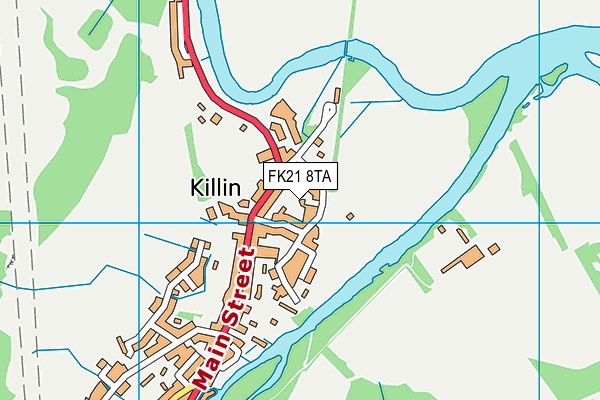 FK21 8TA map - OS VectorMap District (Ordnance Survey) FK21 8TA map - OS VectorMap District (Ordnance Survey)