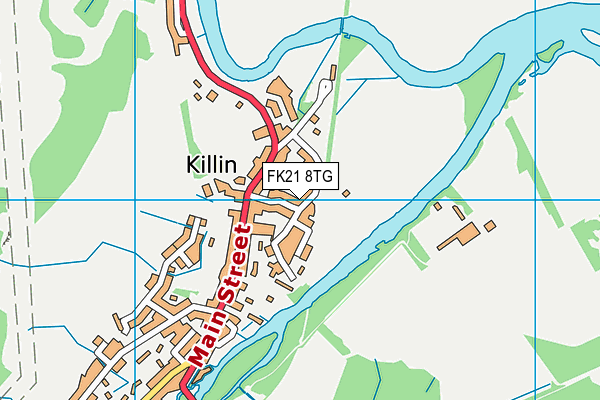 FK21 8TG map - OS VectorMap District (Ordnance Survey) FK21 8TG map - OS VectorMap District (Ordnance Survey)
